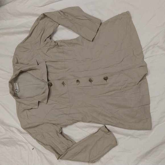 Taupe color blazer - Picture 7 of 15